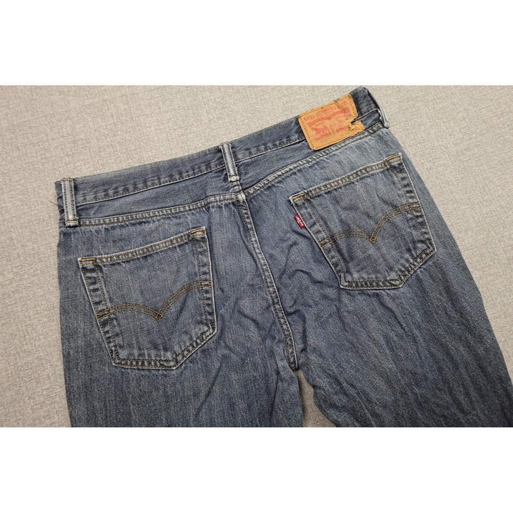 Levi's 514 Regular Fit Jeans Mens 34x32* Blue Medium Wash Denim Straight Leg